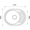 Мойка кухонная Kaiser KSS-5745 L