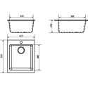 Мойка кухонная Marrbaxx Линди Z008Q002 бежевый