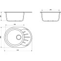 Мойка кухонная Marrbaxx Тейлор Z010Q002 бежевый