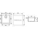 Мойка кухонная Mixline ML-GM14 светло-розовый