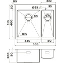 Мойка кухонная Omoikiri Akisame 60-2 L