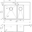 Мойка кухонная Omoikiri Akisame 78-2 LG-L светлое золото