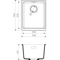 Мойка кухонная Omoikiri Kata 34-U-DC темный шоколад