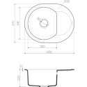 Мойка кухонная Omoikiri Sakaime 60E BL черная