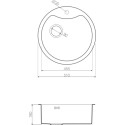 Мойка кухонная Omoikiri Sumida 51-BR натуральная латунь