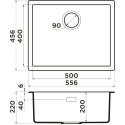 Мойка кухонная Omoikiri Yamakawa 55-U/I графит