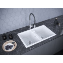 Мойка кухонная Paulmark PM238150-WH белая