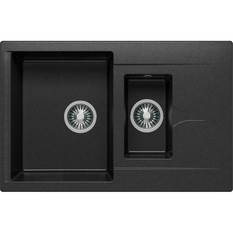 Мойка кухонная Polygran Brig 770 черная