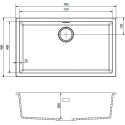 Мойка кухонная Reginox Amsterdam 72 3,5" caffe silvery