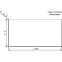 Мойка кухонная Reginox Nevada 30x18 LUX OKG right L сталь