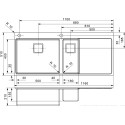 Мойка кухонная Reginox Nevada 50x18 LUX OKG left L сталь