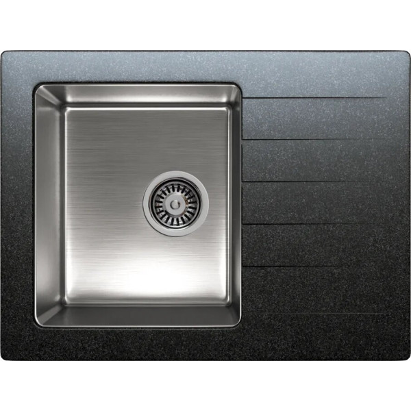 Мойка кухонная Tolero Twist TTS-660 № 911 черная