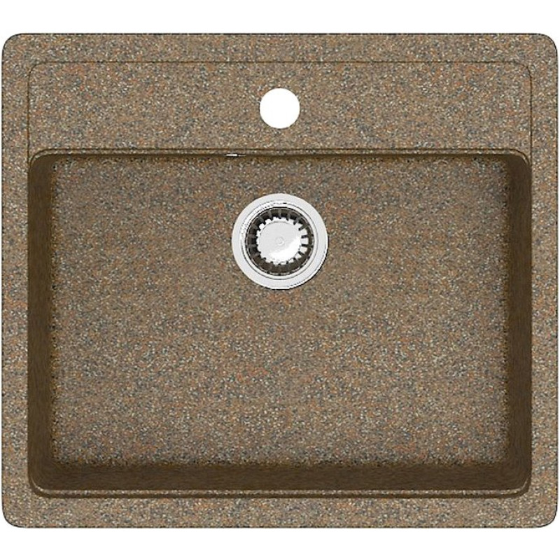 Мойка кухонная ZETT lab. T009Q009 терракот