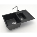 Мойка кухонная ZETT lab. T210Q004 черная