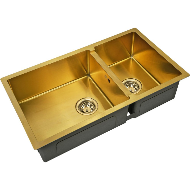 Мойка кухонная Zorg Inox PVD SZR-78-2-44 bronze