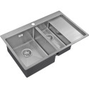 Мойка кухонная Zorg Inox R 5178-2-L