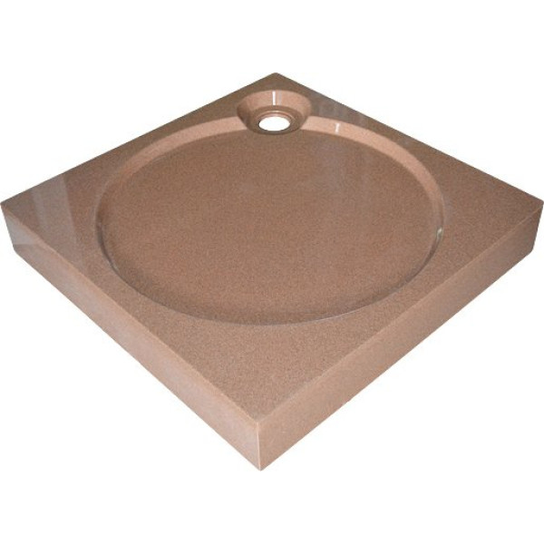 Поддон для душа GuteWetter Deluxe 80x80x16 Q терракот