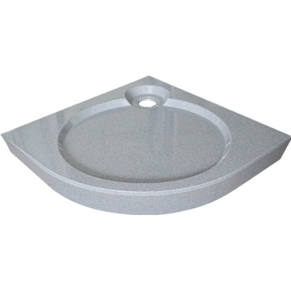 Поддон для душа GuteWetter Deluxe 90x90x16 R серый