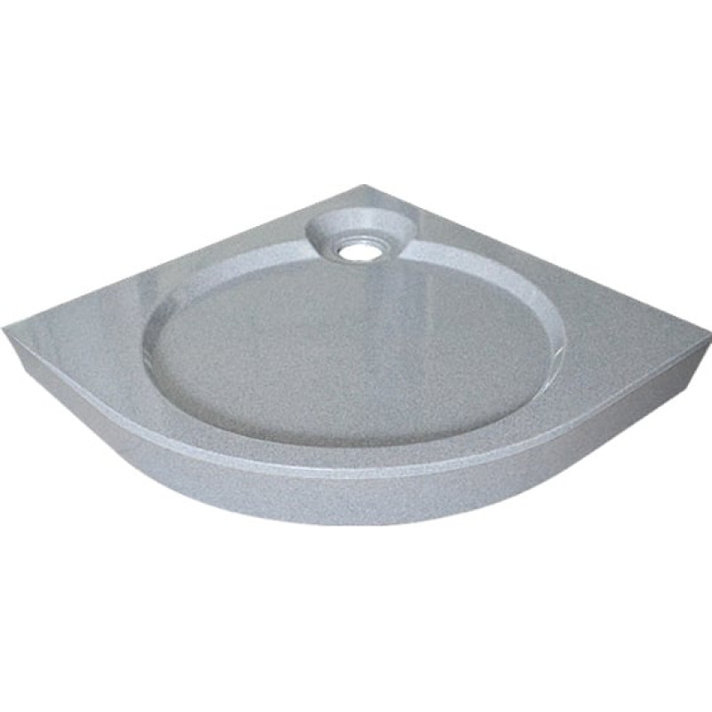 Поддон для душа GuteWetter Deluxe 90x90x16 R серый