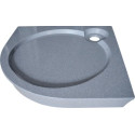 Поддон для душа GuteWetter Deluxe 90x90x16 R серый