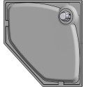 Поддон для душа GuteWetter Deluxe 90x90x2 P белый