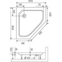 Поддон для душа RGW Style TR 90x90x21