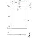 Поддон для душа Radaway Teos F 120x100, white