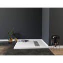 Поддон для душа STWORKI Эстерсунд 90x90 белый камень, с сифоном