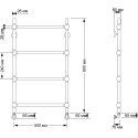 Полотенцесушитель водяной Secado Флоренция 1 50x80 (28/28)
