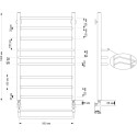 Полотенцесушитель водяной Secado Триест 50x100 (32/18)