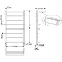 Полотенцесушитель водяной Secado Верона 2 50x80 (32/18)