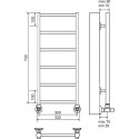 Полотенцесушитель водяной Terminus Контур П6 300*700