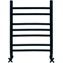 Полотенцесушитель водяной Ника Classic ЛП (г2) 60/50 RAL9005 черный матовый с вентилями