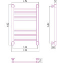 Полотенцесушитель водяной Сунержа Богема+ 60x40, прямая