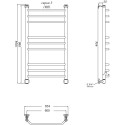 Полотенцесушитель водяной Тругор Браво НП 3 ЛЦ4 100x60