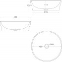 Раковина ArtCeram Pop POL001