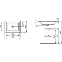 Раковина Ideal Standard Strada K078001 60 см