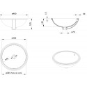 Раковина Sanindusa Arc 108760