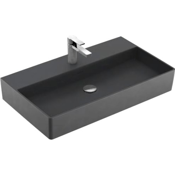 Раковина Villeroy & Boch Memento 4A228LI4 graphite, ceramicplus, без перелива