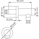 Шланговое подключение Wasserkraft Mindel A147