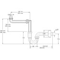 Сифон для раковины Bonomini Monster Tubular 2710SP30B0WZ