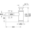 Сифон для раковины Grohe 28912BE0 никель