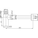 Сифон для раковины Paini Cox 78CR849 хром