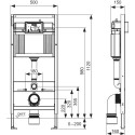 Система инсталляции для унитазов TECE Ambia K440200 4 в 1 с кнопкой смыва