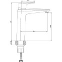 Смеситель Aquanet Magic AF410-11C для раковины