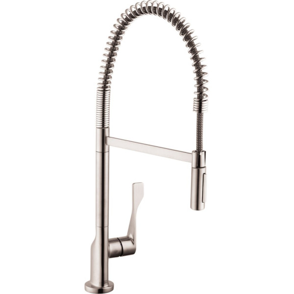 Смеситель Axor Citterio Semi-Pro 39840800 для кухонной мойки, сталь