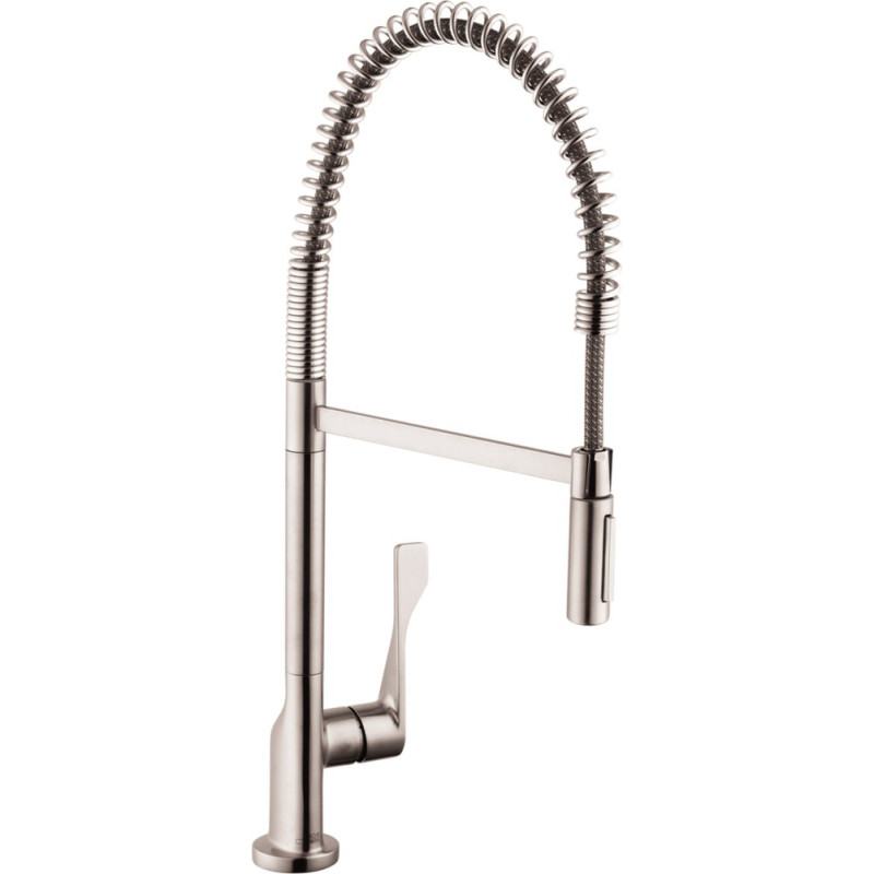 Смеситель Axor Citterio Semi-Pro 39840800 для кухонной мойки, сталь
