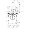 Смеситель Axor Montreux 16513000 для раковины, хром