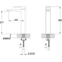 Смеситель BelBagno Arlie ARL LMC CRM для раковины