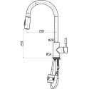 Смеситель BelBagno BB-LAM31A-IN для кухонной мойки